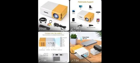 بروجكتر  Mini led Projector